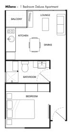 1 Bedroom Deluxe Apartment